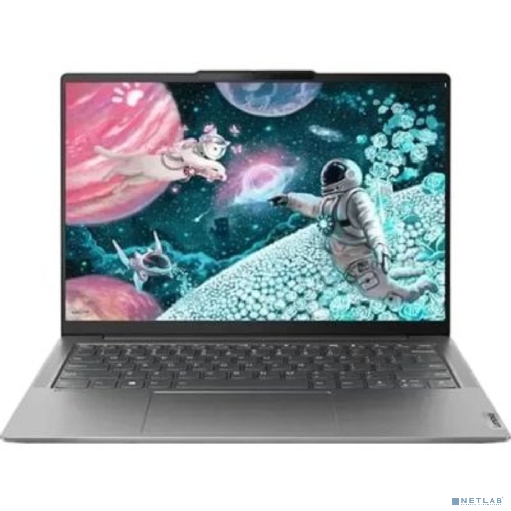 Ноутбук 14.0 Lenovo 83E0001YRK Yoga Slim 6 14IRH8 1920x1200 OLED Intel i7-13700H 2.4GHz 16384Mb 1024Gb SSD noDVD Int:Intel Iris Xe Graphics Cam BT Wi-Fi 65WHr 1.35kg storm grey Win11Home + 65W, RU kbd