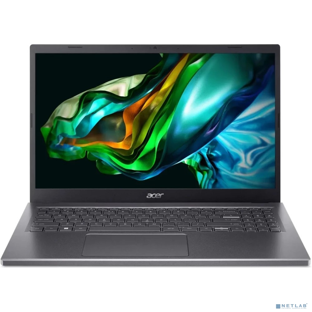 Ноутбук 15.6 Acer NX.KHJER.002 A515-58P-368Y Acer Aspire i3-1315U 8Gb 512Gb SSD VGA int 1920x1080 матовый Cam BT Wi-Fi 50WHr 1.8kg Gray NoOS
