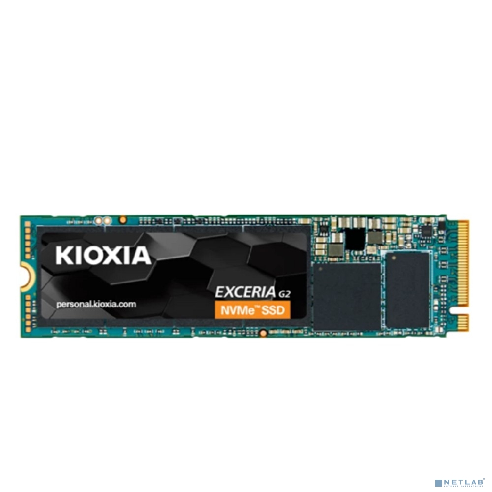 Накопитель SSD 500Gb Kioxia LRC20Z500GG8 Exceria G2 M.2 2280 PCIe Gen3x4 with NVMe, 2100/1700, IOPS 400/400K, MTbF 1.5M, 3D TLC NAND, 200TbW