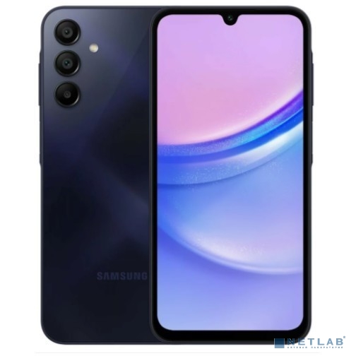 Смартфон Samsung SM-A155FZKDCAU Galaxy A15 4/128Gb Dark Blue тёмно-синий