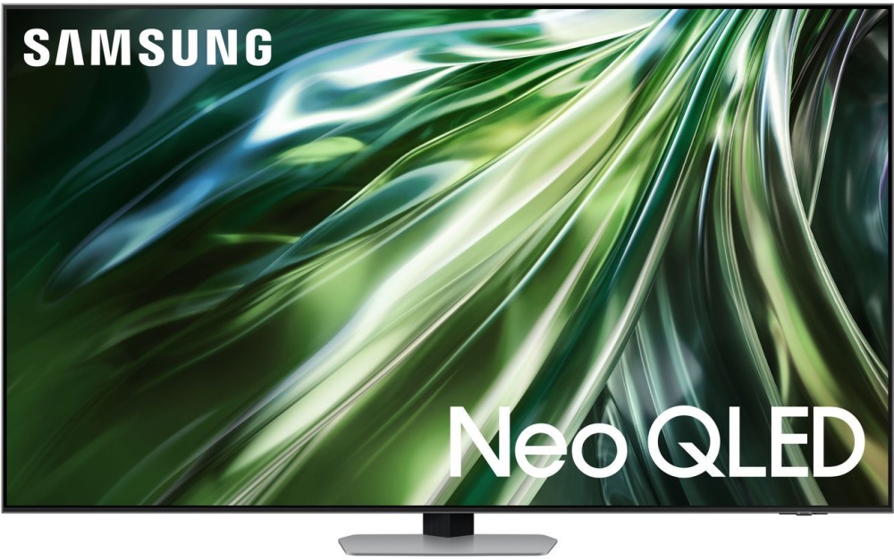 Телевизор 65 Samsung QE65QN90DAUXCE Neo QLED, Ultra HD, Tizen Smart TV, 120Hz Up to 144Hz, HDR10+, Wi-Fi, Voice, DVB-T2/C/S2, Bluetooth, CI+ 1.4, FreeSync Premium Pro, 4.2.2Ch 60W, OTS Lite, 4HDMI, 2USB, Carbon Silver 2024