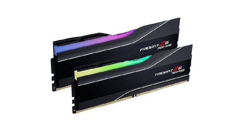 Модуль памяти DDR5 32Gb 6000MHz G.Skill F5-6000J3038F16GX2-TZ5NR Trident Z5 Neo RGB 2x16Gb CL30 30-38-38-96 1.35V