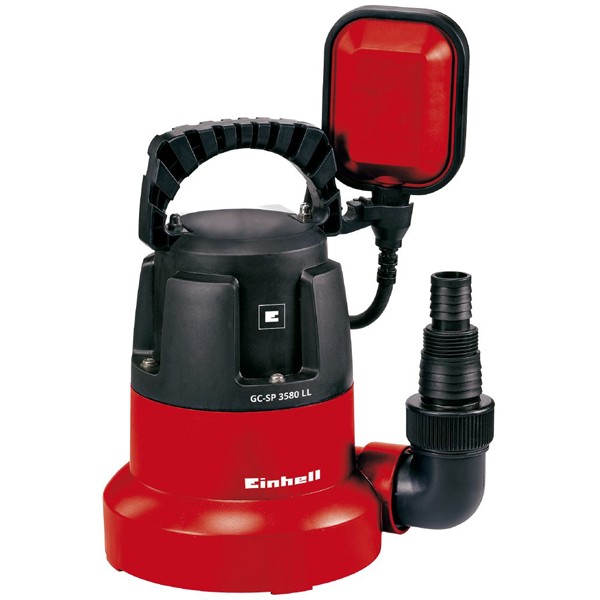 Насос погружной Einhell 4170445 для чистой воды GC-SP 3580 LL, 350Вт, 8000л/ч, max выс7,5м, max глуб 7м, до 1мм