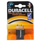 Батарейка Duracell 9V/6LR61-1BL, 1 шт.
