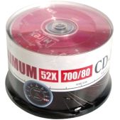 Диск CD-R 700Mb Mirex UL120052A8B Maximum 52x Cake box, 50шт