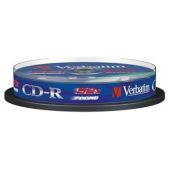 Диск CD-R 700Mb Verbatim 52x Cake box, 10шт
