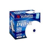 Диск DVD+R 4.7Gb Verbatim 43508 16x Jewel, 10шт, Photo Printable
