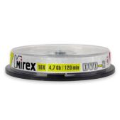 Диск DVD-R 4.7Gb Mirex 16x Cake box, 10шт