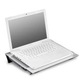 Охлаждающая подставка для ноутбука DeepCool N8 серебристая (8шт кор, до 17, вентилятор 2x140мм, алюминий, 25USB ) Retail box