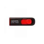 Устройство USB 3.0 Flash Drive 64Gb ADATA AC008-64G-RKD C008 черно-красное