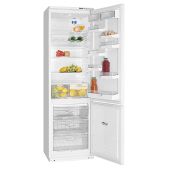 Холодильник Atlant ХМ 6026-080 двухкамерный, морозильник снизу, А класс, 393/115л, 2 компрессора, электронный блок управления, серебристый 205x60x64