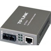 Медиаконвертор TP-Link MC100CM 10/100Mbps RJ45 to 100Mbps multi-mode SC fiber Converter, Full-duplex, up to 2Km, switching power adapter, chassis mountable