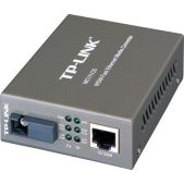 Медиаконвертор TP-Link MC111CS 10/100Mbps RJ45 to 100Mbps single-mode SC fiber Converter, Full-duplex, Tx:1550nm, Rx:1310nm, up to 20Km, switching power adapter, chassis
