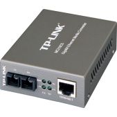 Медиаконвертор TP-Link MC210CS 1000Mbps RJ45 to 1000Mbps single-mode SC fiber Converter, Full-duplex, up to 15Km, switching power adapter, chassis mountable
