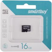 Карта памяти MicroSDHC 16Gb Smartbuy SB16GBSDCL10-00 class 10