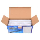 Пружины для переплета 25мм Office Kit BP2081 220 листов A4, 50шт., пластиковые, белые