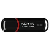 Устройство USB 3.0 Flash Drive 64Gb ADATA AUV150-64G-RBK UV150 черное