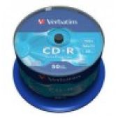 Диск CD-R 700Mb Verbatim 43351 52x Cake Box DataLife 50шт.
