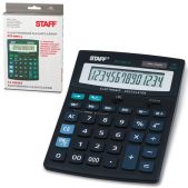 Калькулятор настольный 14 разрядов Staff STF-888-14 двойное питание, 200х150мм, арт.250149
