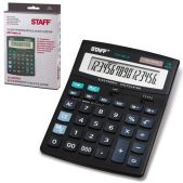 Калькулятор настольный 16 разрядов Staff STF-888-16 двойное питание, 200х150мм