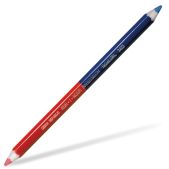Карандаш двухцветный Koh-i-Noor 34230EG006KS утолщённый, лакированный корпус, красно-синий, 3, 8мм грифель