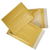 Конверт-пакет КУРТ G/4-G.10 с прослойкой из пузырчатой пленки комплект 10шт, 240х330мм, отр. полоса, крафт-бум, коричневый