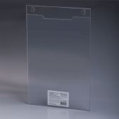 Подставка для рекламных материалов Brauberg 290428 A4 вертикальная 210х297мм, настенная, оргстекло, в защитной плёнке