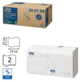 Полотенца бумажные Tork 290184 Advanced, 2-х слойные, белые, 23х23, ZZ(V) (диспенсер 600163, -283) 200шт комплект 20шт