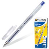 Ручка гелевая Brauberg 141019 Zero, корпус прозрачный, толщина письма 0.5мм, синяя