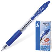 Ручка гелевая Pilot BL-G2-5/7, автоматическая, 0.3мм, синяя