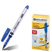 Ручка роллер Brauberg 141554 Control толщина письма 0.5мм, синяя