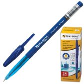 Ручка шариковая Brauberg 141634 Oil Base, на масляной основе, немецкие чернила, корпус прозрачный, 0.7мм, синяя