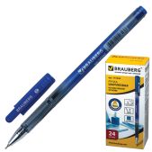 Ручка шариковая Brauberg 141632 Profi-Oil, на масляной основе, немецкие чернила, корпус с печатью, 0.7мм, синяя