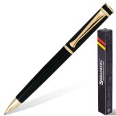 Ручка шариковая Brauberg 141416 бизнес-класса Perfect Black, корпус черный, золот. детали, синяя