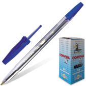 Ручка шариковая Corvina 40163/02 51 Trasp корпус прозрачный, синяя