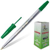 Ручка шариковая Corvina 40163/04 51 корпус прозрачный, зеленая