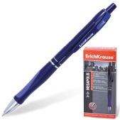 Ручка шариковая Erich Krause 31 Megapolis Concept, автоматическая, корп. синяя, 0.7мм, с рез. вставками, 31, синяя