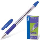 Ручка шариковая Pilot BPS-GP-F, с резиновым упором, чернила на масляной основе 0.32мм, синяя