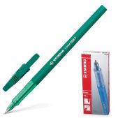 Ручка шариковая Stabilo 808/36 Liner, корпус зеленый, толщина письма 0.3мм, зеленая