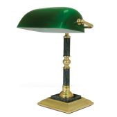 Светильник настольный Galant 231197 основание-зеленый мрамор с золотистой отделкой