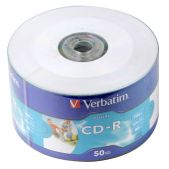 Диск CD-R 700Mb Verbatim 43794 52x Shrink/50 Ink Print
