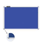 Доска пробковая Brauberg 231700 с текстильным покрытием для объявл 60x90см, синяя