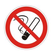 Знак запрещающий Фолиант 610001/Р 35, Р 01 Запрещается курить круг диаметр 200мм, самоклейка