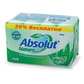 Мыло туалетное Absolut 6065 Алоэ, антибактериальное, 300г комплект 4шт х 75г