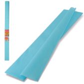 Бумага цветная Brauberg 126534 плотная крепированная, растяжение до 45, 32г/м, рулон, голуб, 50x250см
