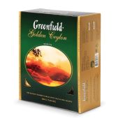 Чай черный Greenfield Golden Ceylon 100 пакетиков в конвертах по 2г, 0581