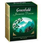Чай зеленый Greenfield Jasmine Dream с жасмин, 100 пак. в конвертах по 2г, ш/к05862