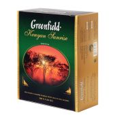 Чай черный Greenfield Kenyan Sunrise 100 пакетиков в конвертах по 2г, ш/к 06005