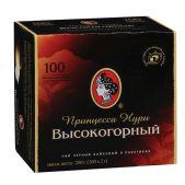 Чай черный Принцесса Нури Высокогорный 100 пакетков по 2г, ш/к 02014