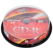Диски CD-R 700Mb VS VSCDRCB1001 52x Cake Box 10шт